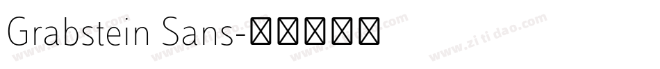 Grabstein Sans字体转换